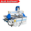 Blue elephant 1325 4 axis cnc router round wood carving machine with CE certified